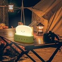 Luz nocturna, luz LED para niños, lámpara de noche en forma de tostadora color verde regulable, lámpara de mesita de noche USB con temporizador, luz nocturna recargable para bebé, lámpara de mesa, decoración de habitación linda - details 4