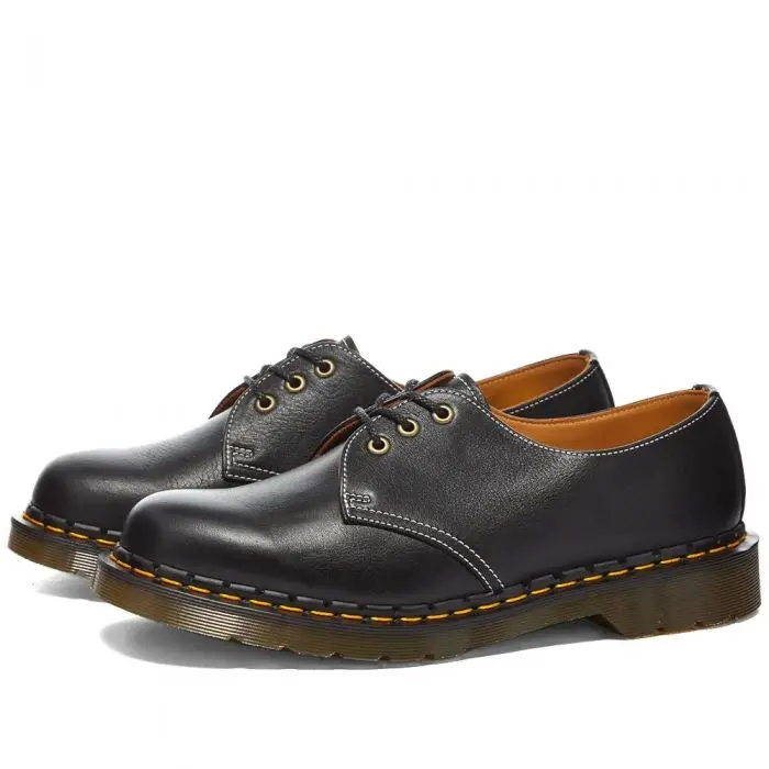 Dr. Martens 1461 Kudu Classic Made In England Black - 1