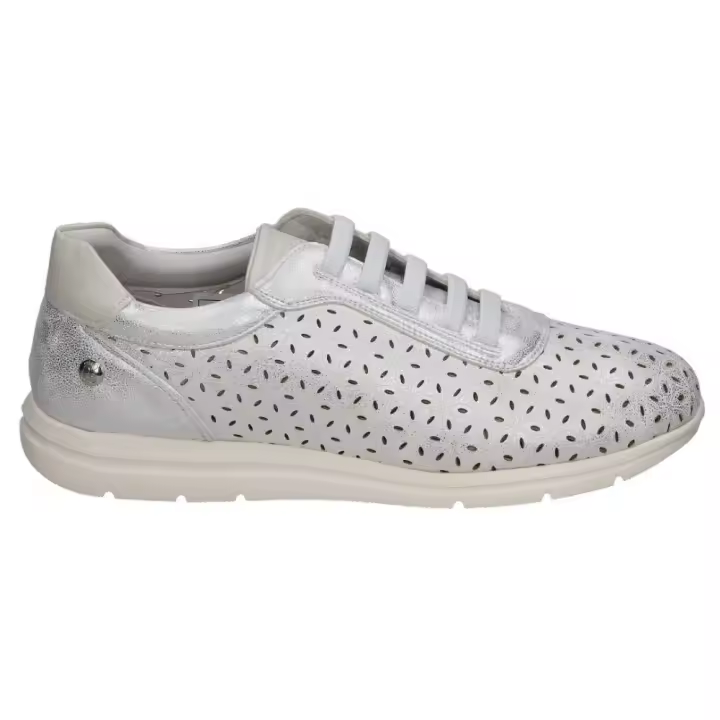 Amarpies zapato estilo deportivo confort para mujer ajh28370 color plata - 1