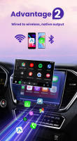 Adaptador Wireless Android Auto CarPlay Bluetooth WiFi Para Volvo Benz Audi Toyota Mazda Chevrolet Kia Ford Opel Hyundai VW - details 4