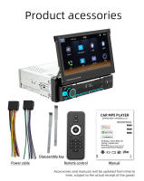 Reproductor Multimedia Para Coche 7 Pulgadas Retráctil Con Carplay Sin Cable Y Android Auto Navegación Inteligente Video Universal - details 21