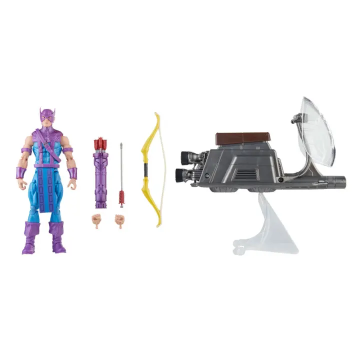 Figuras Hawkeye + Sky-Cycle Beyond Earths Mightiest Los Vengadores Avengers Marvel 15cmFigura  Coleccionable - Idea de Regalo- Mercancia Oficial - Juguetes para Niños y Adultos - Movies Fans - Muñeco para Coleccionistas y Exposición - 1