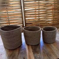 Conjunto de 3 Maceteros de Yute - Decoración Hogar - Elige Estilo y Naturalidad para tus Plantas - Marca ANIMS - details 0