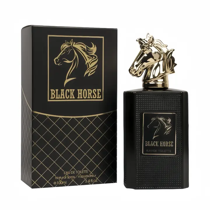 EAU DE PARFUM BLACK HORSE 100ML   - PERFUME PARA HOMBRE - MARCA FRAGANCE COUTURE - 1