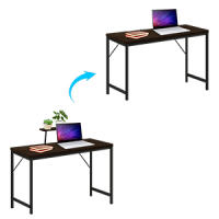 Rcynview Escritorio de Mesa para Portátil de Computadora de Madera y Acero Resistente hasta 150 kg Ideal para Comedor y Salón - details 2