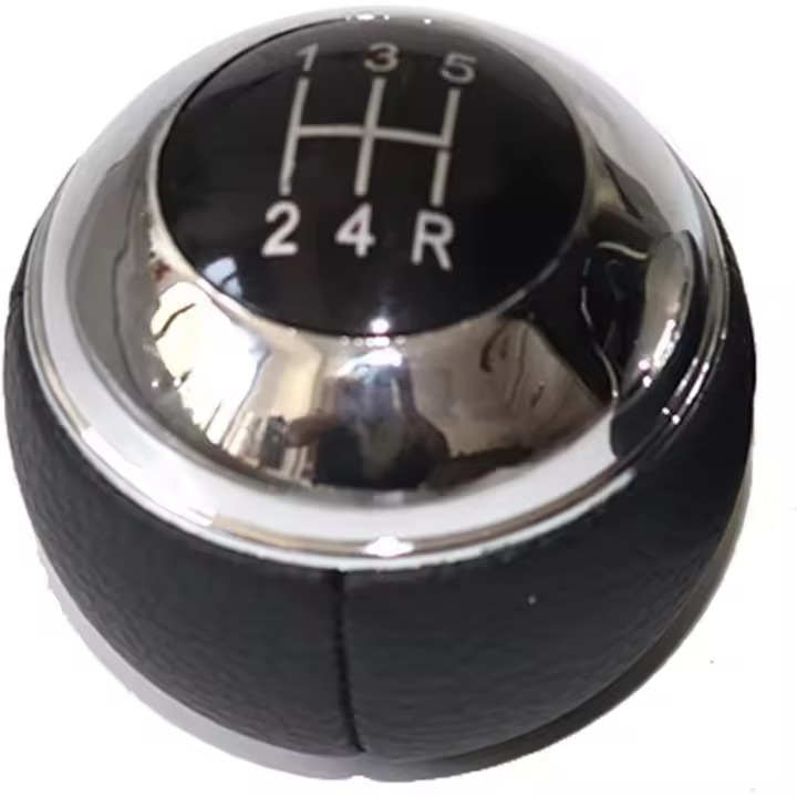 Manilla de palanca de cambios de cuero para coche Mini R50 One D R52 R53 Cooper S 3 puertas 2001-2008 5 velocidades - 1