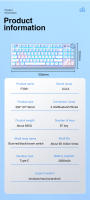 Teclado Mecánico De Juego AULA Sin Cables 87 Teclas Tres Modos 2.4G/Bluetooth/Wireless Con Iluminación Para Windows/Mac/IOS/Android - details 8