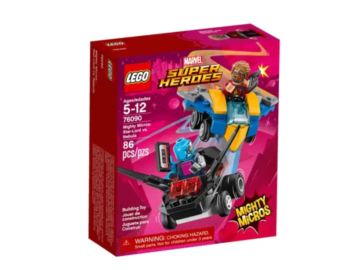 LEGO SUPER HEROES 76090: Mighty Micros: Star-Lord vs. Nebula - 1