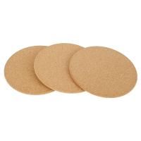 Alfombrilla De Madera De Goma Natural Resistente a Altas Temperaturas Antideslizante Redonda Para Vaso 19CM Decoración De Mesa Moderna - details 8