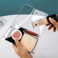 Bolsa De Viaje Transparente Para Maquillaje Pequeña Almacenamiento De Brochas Y Labial Polvo De Sombra De Ojos Bolsa De Organización De Maquillaje - details 3