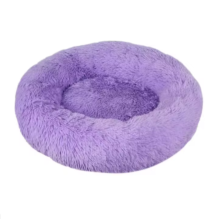 Cama para Gatos, Cojín Esponjoso, Suave y Lavable para Perros y Gatos (Morado, 40 cm), Sunny - 1
