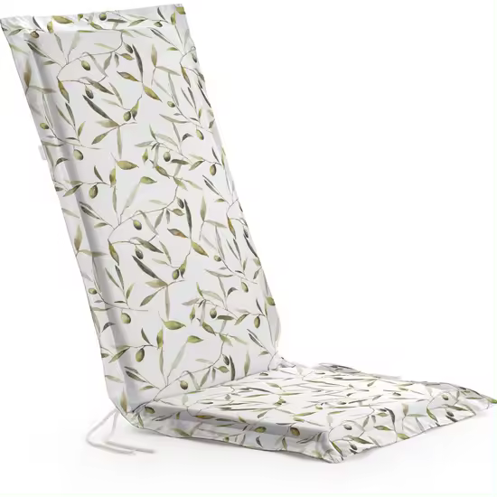 BL BELUM - Cojín  Silla de Jardín - Medidas Producto: Asiento sin volante: Grosor: 4 cm / Ancho: 41 cm / Largo: 37 m Respaldo sin volante: Grosor: 4 cm / Ancho: 53 cm / Largo: 64 cm - Modelo: Bocairent - 1