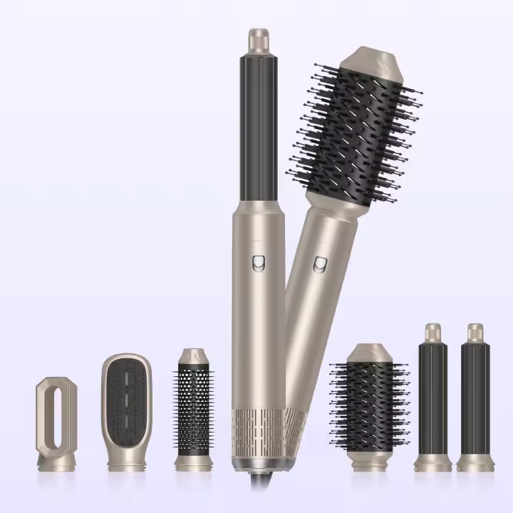 Secador de pelo con reducción de ruido seis en uno, rizador de pelo, secador de pelo todo en uno, peine para alisar el cabello, secador de pelo - 1
