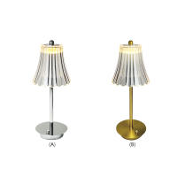 Lámpara De Mesa Recargable Con Sensor Táctil De Diamante De Cristal Luz Nocturna LED Dimmable En 3 Colores Para Decoración Del Hogar Sin Cable - details 7
