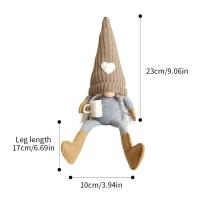 Muñeco De Terciopelo Sin Caras Gnomos Del Café Decoración Navideña Para Casa Muñeco De Knit Gnomos Del Café Ornamento De Feria Moderno Para Dormitorio Y Cocina - details 17