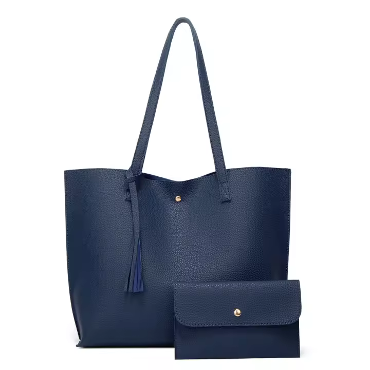 Bolso Grande Mujer Bolso De Universidad Mujer Grande Para Ordenador Portátil Bolsos Bandolera Tote Bolso Shopper Mujer Grande,Cuero Pu Tote Bag,2set - 1