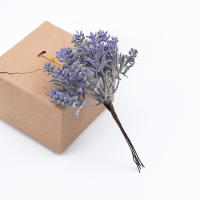 6 Piezas De Flores Artificiales Para Decoración De Hogar Y Bodas Arreglo Floral De Plástico Para Árboles De Navidad Y Vajillas Broche DIY - details 22