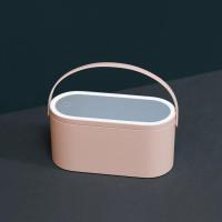 Organizador De Maquillaje Portátil Con Luz LED Y Espejo Toque Caja De Almacenamiento Para Cosméticos Organizador De Viaje - details 7