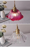Lámpara Colgante De Vidrio Colorido LED Moderna Para Dormitorio Y Sala De Estar Iluminación Suspenso Candelabro Individual Para Barra De Hotel - details 20