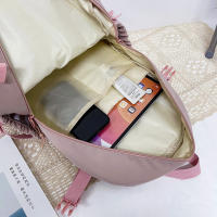 Mochila De Nylon Impermeable Para Mujer Con Múltiples Bolsillos Kawaii Para Estudiantes Con Capacidad Para Laptop Y Libros - details 39