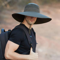 Gorro De Pesca Plegable Para Hombres Y Mujeres Protección UV Con Velo De Cuello Sombrero De Sol De Adulto Para Exterior Estilo Casual - details 33