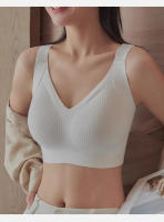Sujetador Sin Costuras Para Mujer Estilo Delgado Adecuado Para Pechos Grandes Y Pequeños Sin Alzas Antideslizante Talla Grande Pull-up - details 21