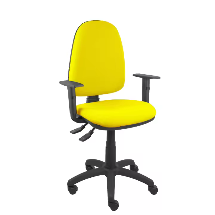 Silla Ayna S bali amarillo con brazos regulables - 1