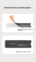 TEUCER Disipador De Calor Para SSD M.2 NVMe NGFF 2280 De Grapheno Y Cobre Para Laptop PC PS5 Doble Pack Dimensiones 74*21*0.15MM - details 5
