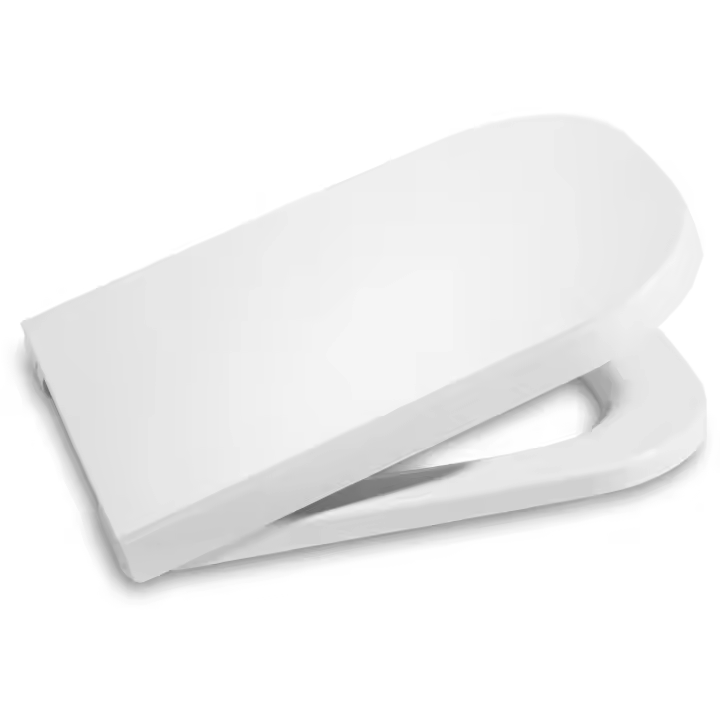 Roca - Asiento y Tapa color Blanco Original CAÍDA LIBRE para Modelo THE GAP COMPACT de vater WC SOLO COMPATIBLE CON WC THE GAP COMPACT MODELO ORIGINAL - A80173000B [caída libre] / A80173200B [caída amortiguada] - 1