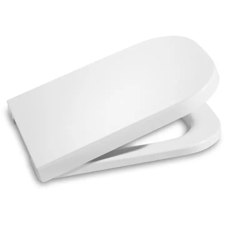 Roca - Asiento y Tapa color Blanco Original CAÍDA LIBRE para Modelo THE GAP COMPACT de vater WC SOLO COMPATIBLE CON WC THE GAP COMPACT MODELO ORIGINAL - A80173000B [caída libre] / A80173200B [caída amortiguada] - 1