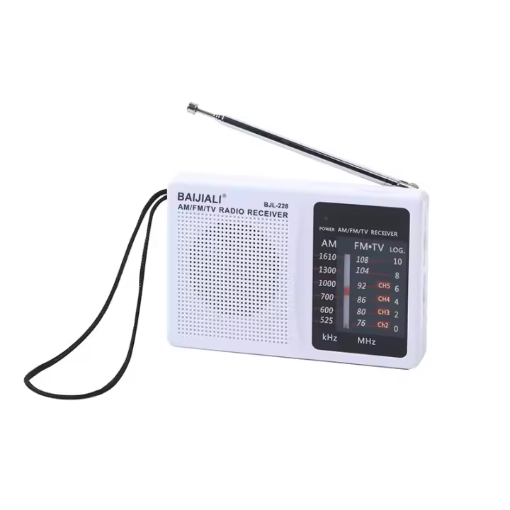 Mini portátil Mini Radio FM Am transistores con excelente señal de bolsillo por Pilas AA (no incluidas) - 1