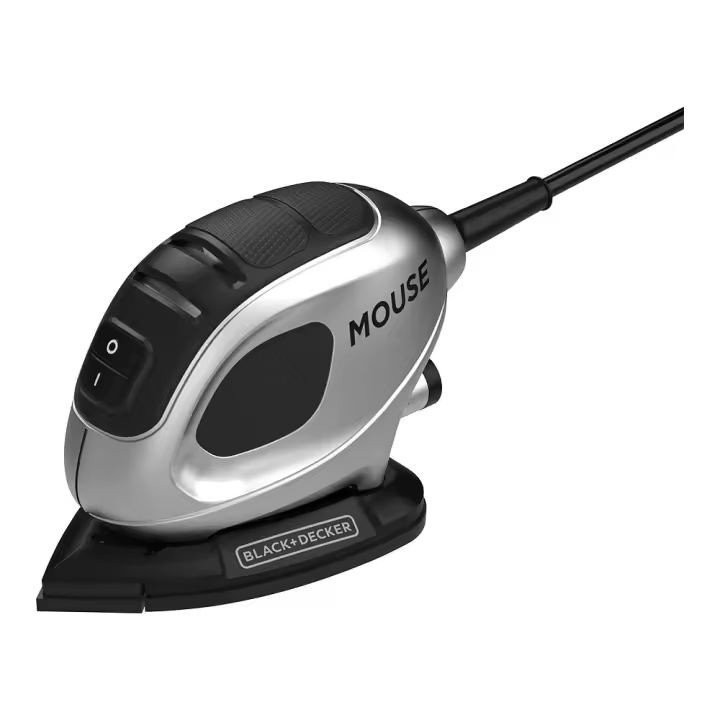 S. of. lijadora de detalle mouse® 55w. silver edition. bew230sbc-qs black & decker - 1