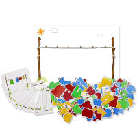 Juguete Educativo Montessori DIY Material Matemático Juego De Encaje De Colores Y Formas Para Niños Aprendizaje Temprano Juguetes De Enseñanza - details 67