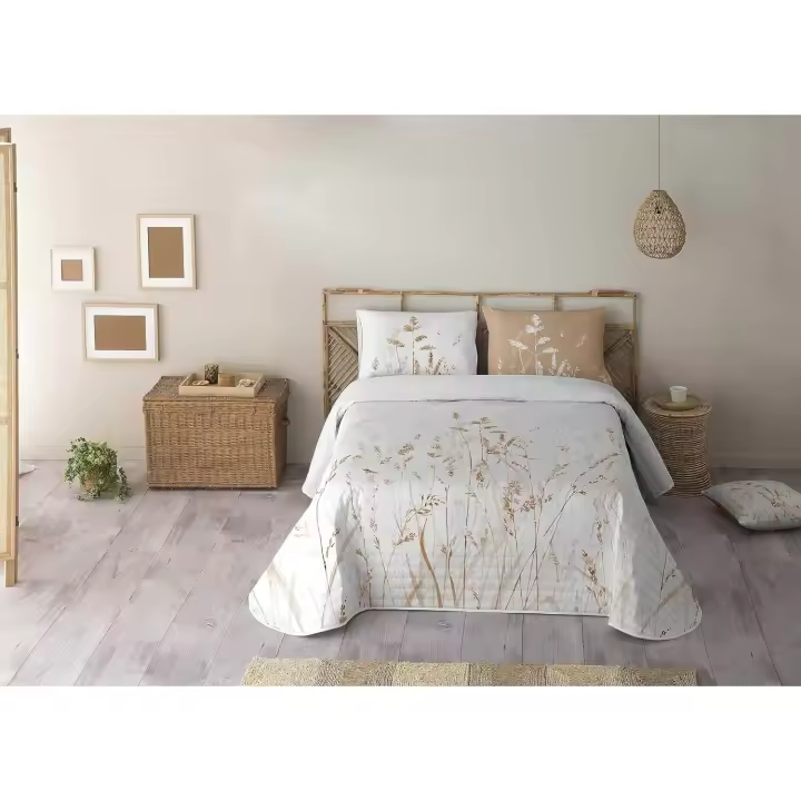 Colcha NATURALS Rust Blanco Bouti Primavera/otoño/verano - 1