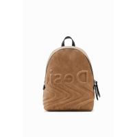 DESIGUAL - Mochila Mujer Marrón Pequeña Back Psico Logo Mombasa Mini - details 0