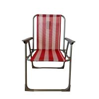 ARISE SHOP-Sillas de playa plegables a rayas azul y blanco ,silla de playa piscina camping.55x56x80cm - details 3