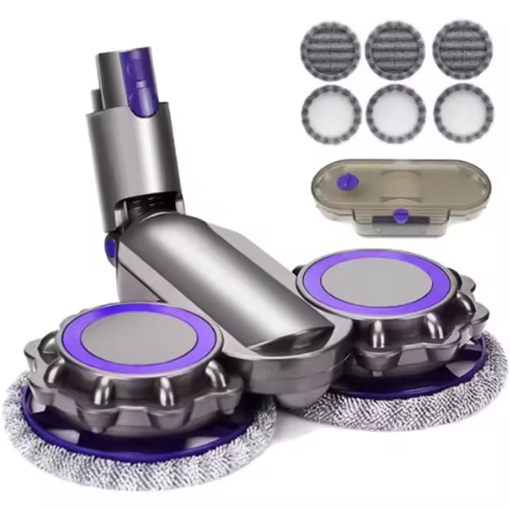 Accesorio de cabezal de trapeador Eléctrico compatible with Dyson V6 V7 V8 V11 V10 Accesorio para aspiradora with Tanque de Agua y trapeadores - 1