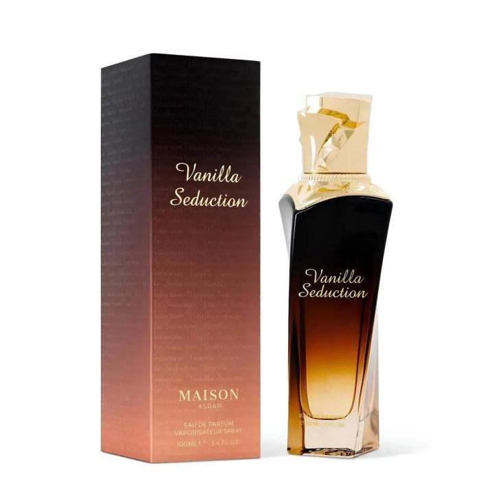 Maison Asrar Vanilla Seduction 100 ml – perfume árabe gourmand-sensual, vainilla intensa & dulzura adictiva