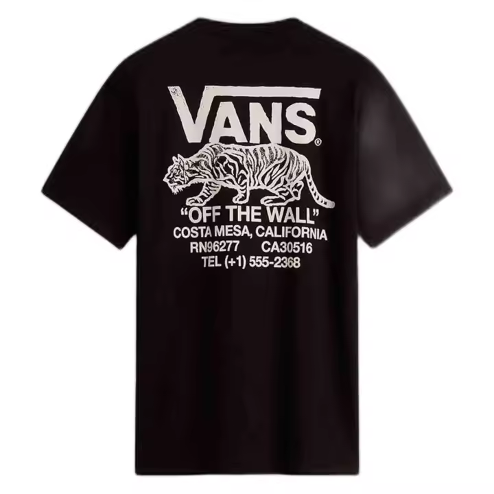 Camisetas marca Vans modelo Vn000Mk2Blk1 para junior en color negro - 1