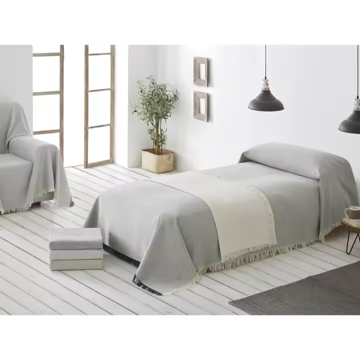 Colcha multiusos Liso 230X260 Lowin hogar - 1