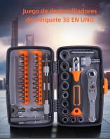 Juego De Destornilladores Magnéticos Multifuncionales 38 En 1 Con Rosca Ratchet Herramienta De Reparación De Automóviles Para El Hogar - details 0