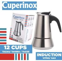 Cafetera Italiana Cuperinox para Inducción 2, 4, 6,10 y 12 Tazas Exprés Gas y Vitrocerámica Inox Lavavajillas - details 10