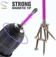 Juego De 10 Destornilladores De Manija Hexagonal Antideslizante Para Electricianos Con Acero Magnético Cruzado 65-110mm Herramienta Específica De Desmontaje - details 2