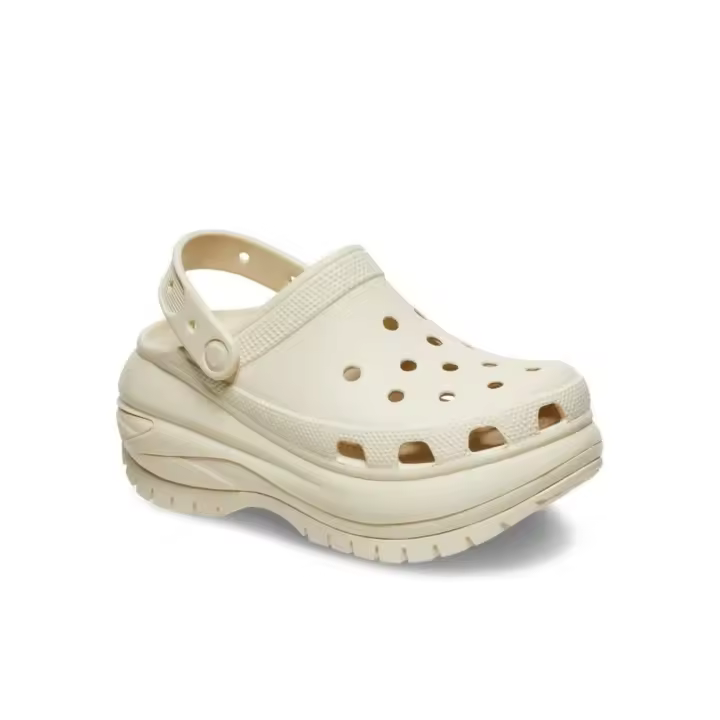 Zuecos CROCS CLASSIC MEGA CRUSH CLOG U Mujer Beige - 1
