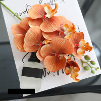 1PC Orquídea De Mariposa De Simulación Decoración De Hogar Lujo Arreglo Floral Para Boda Y Fiestas Interior - details 13