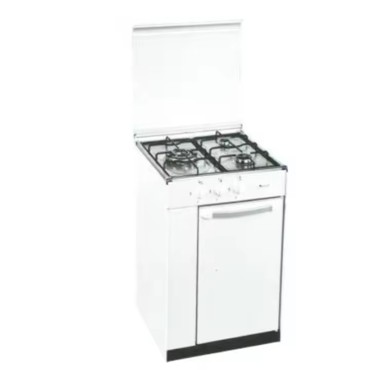 Cocina Gas Gralux FQ4102/1 B - 4 Fuegos - Portabombonas - Blanco - Muebles y Electrodomesticos Contreras - 1