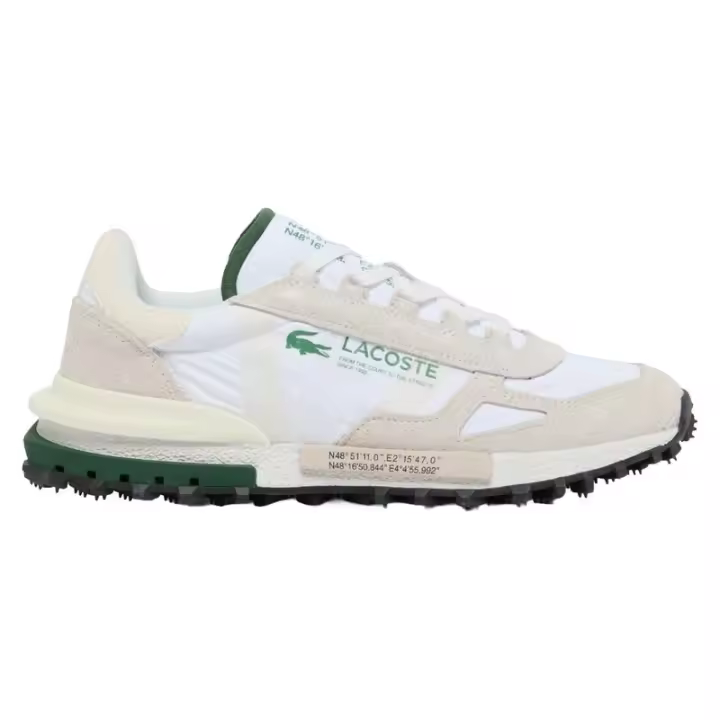 Zapatillas Blancas y Verdes Lacoste Elite Active White Cómodas y Ligeras - 1