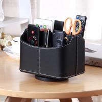 Soporte para control remoto, Caja de almacenamiento para control remoto de TV de cuero - details 3