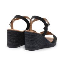 TINA KIZ 98NS-5NEGRO Alpargatas de mujer 34931 25V SANDALIA CUÑA YUTE SUEDE NEGRO - details 1