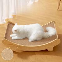 Juego De Juguete Para Gatos Muebles Multifuncional Con Tablero De Rasguño Desmontable Y Resistente Al Desgaste Incluye Cama De Descanso Material De Sisal Y Lino - details 1